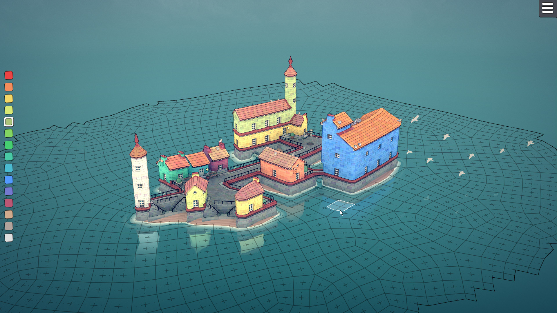 Townscaper screenshot. Source: Steam