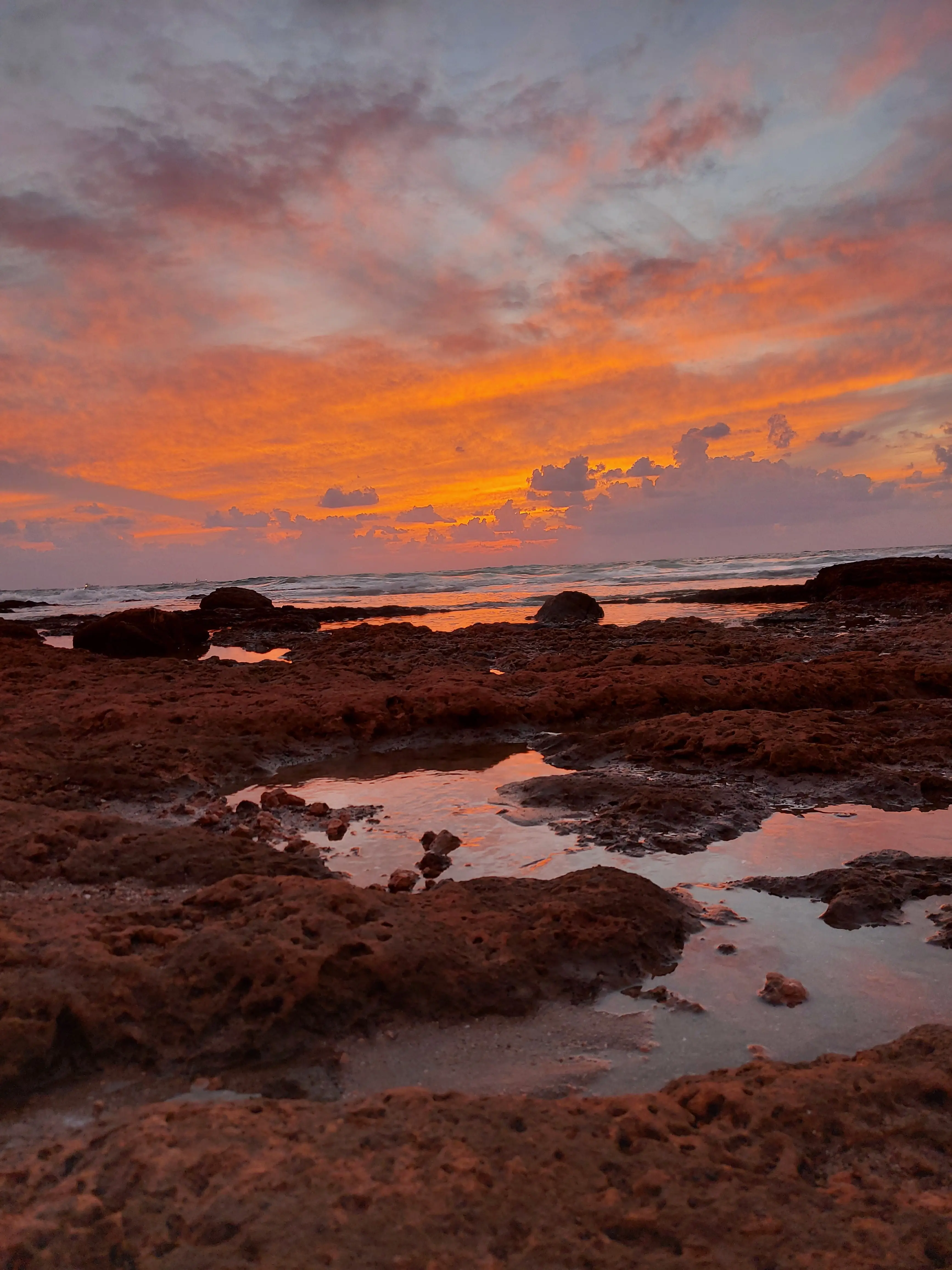 Picture of a beach sunset